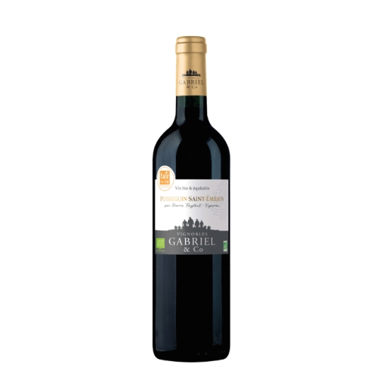 Vin Rouge AOP Puisseguin Saint-Emilion VIGNOBLES GABRIEL & CO