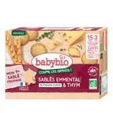 Sablés pour Bébé dès 15 mois Emmental de Franche-Comté et Thym BABYBIO