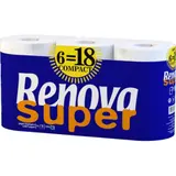 Lot De 6 Rouleaux De Papier Toilette Super Blanc RENOVA