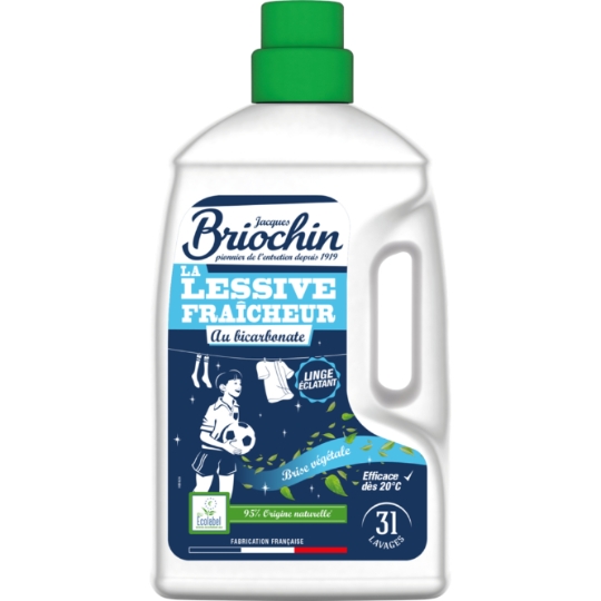 La Lessive Fraîcheur au Bicarbonate 31 Lavages JACQUES BRIOCHIN