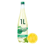 Eau gazeuse minérale aromatisée citron/menthe BADOIT BULLES DE FRUITS- 1l