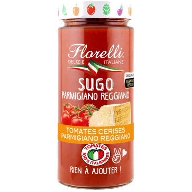 Sauce tomate cerise parmesan FLORELLI 290g
