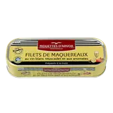 Filets de maquereaux marinés au Muscadet et aromates LES MOUETTES D'ARVOR, 176g