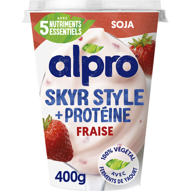 Skyr végétal Fraise proteiné ALPRO - 400g