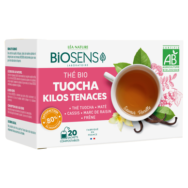 Thé tuocha Bio Kilos tenaces BIOSENS - 20 sachets - 30g