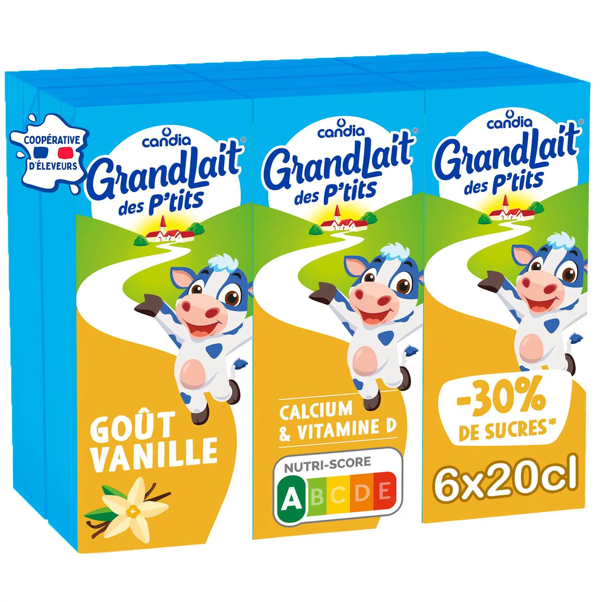 GRANDLAIT des p'tits Lait goût vanille
