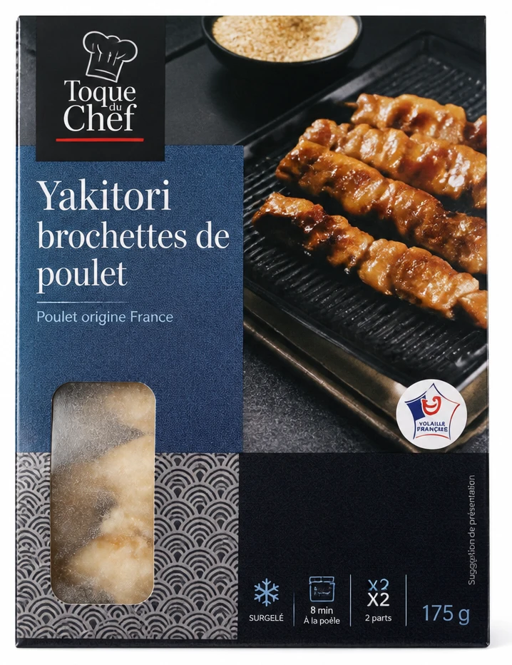 Toque du Chef Yakitori brochettes de poulet