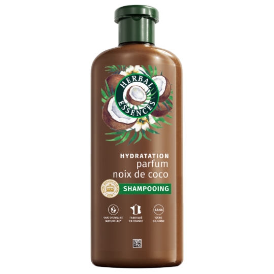 Shampoing Hydratant pour Cheveux normaux Noix de Coco HERBAL ESSENCES