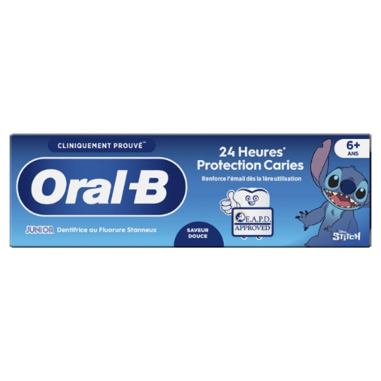 Dentifrice Enfant 6 ans et plus Anti-carries 24h Stitch ORAL-B