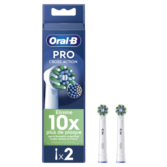 Brossettes Cross Action Avec Technologie Cleanmaximiser ORAL-B
