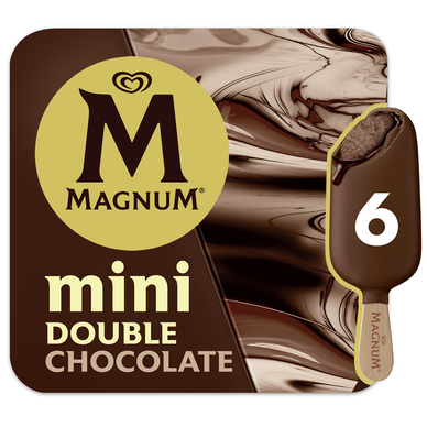 Mini Bâtonnets glacés Deluxe Chocolat MAGNUM 6x55g