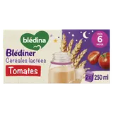 Céréales lactées tomates blédiner dés 6 mois BLEDINA 2x250ml
