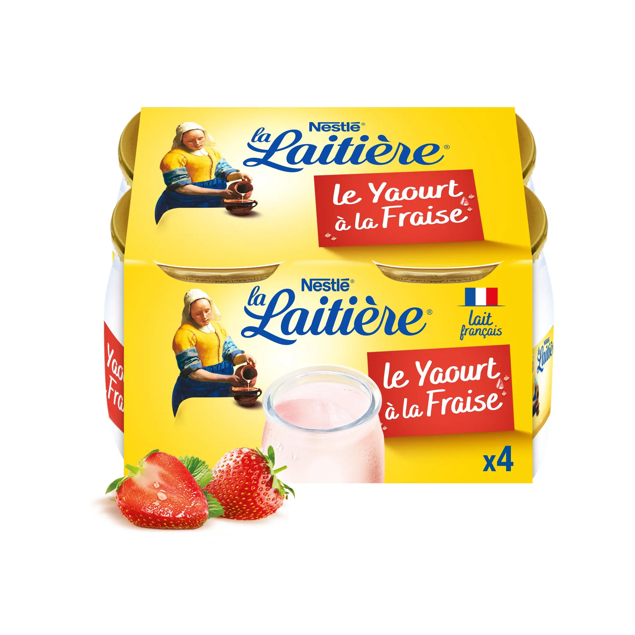 LA LAITIERE Yaourt à la fraise