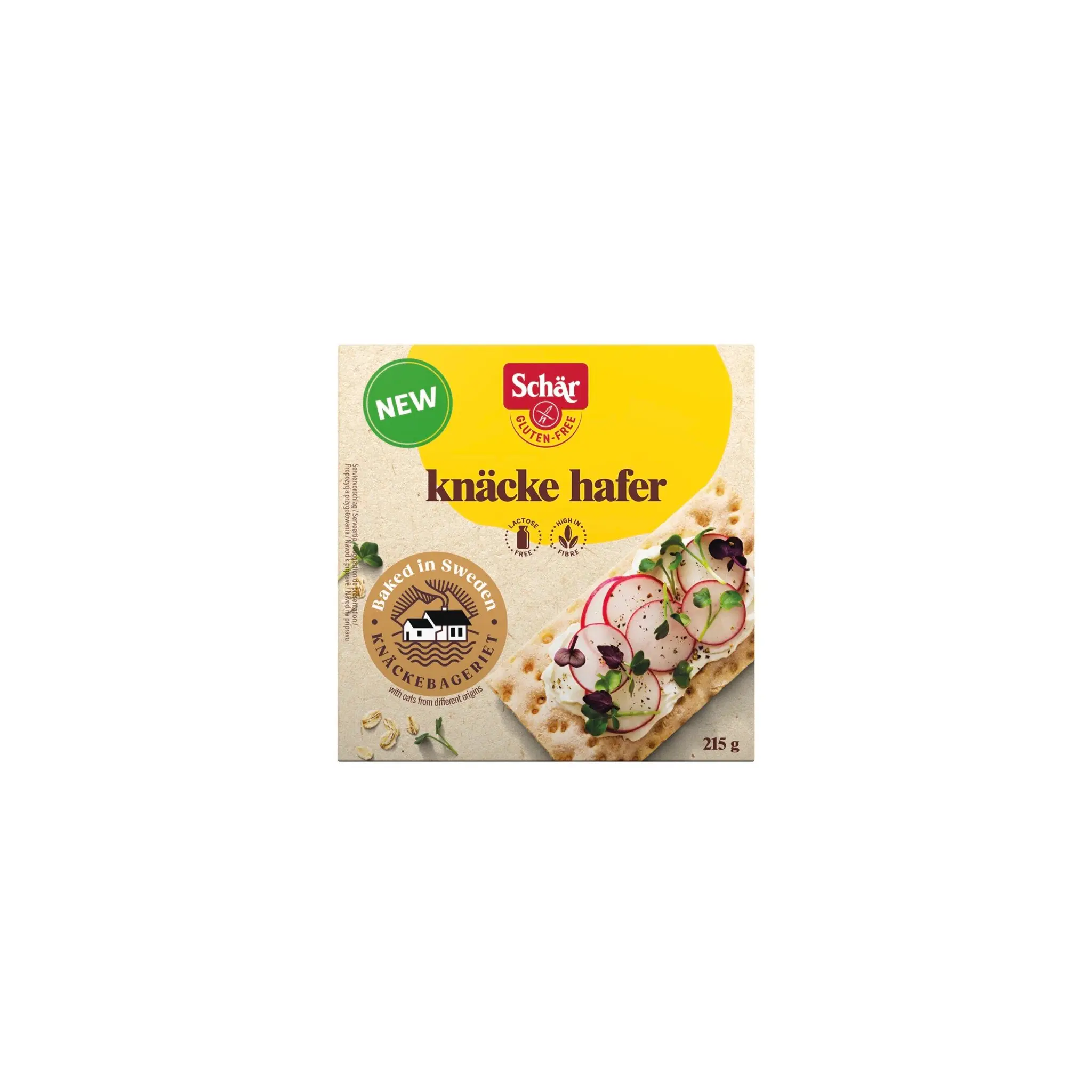 SCHAR Pain croustillant à l'avoine sans gluten et sans lactose