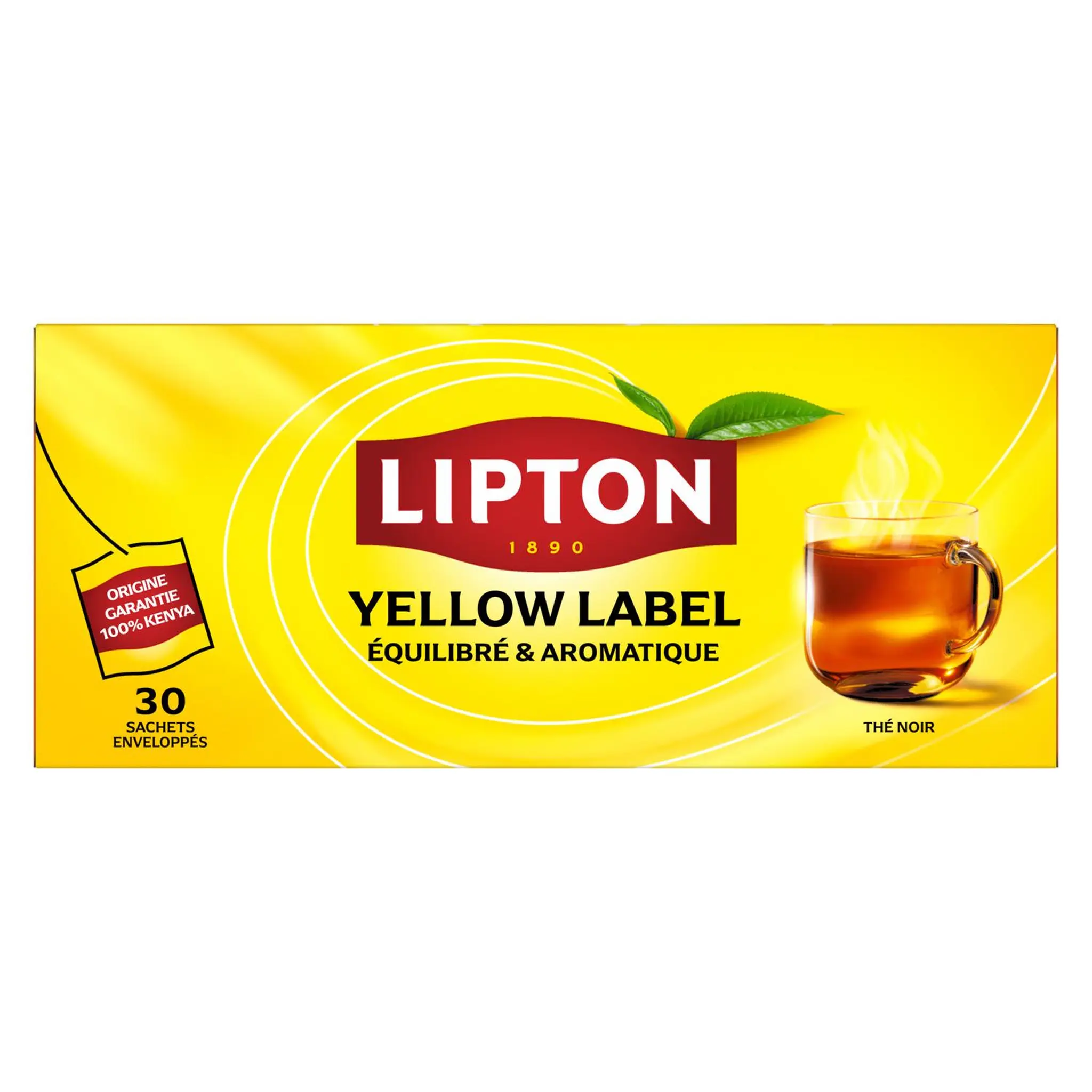 LIPTON Yellow label thé noir origine Kenya
