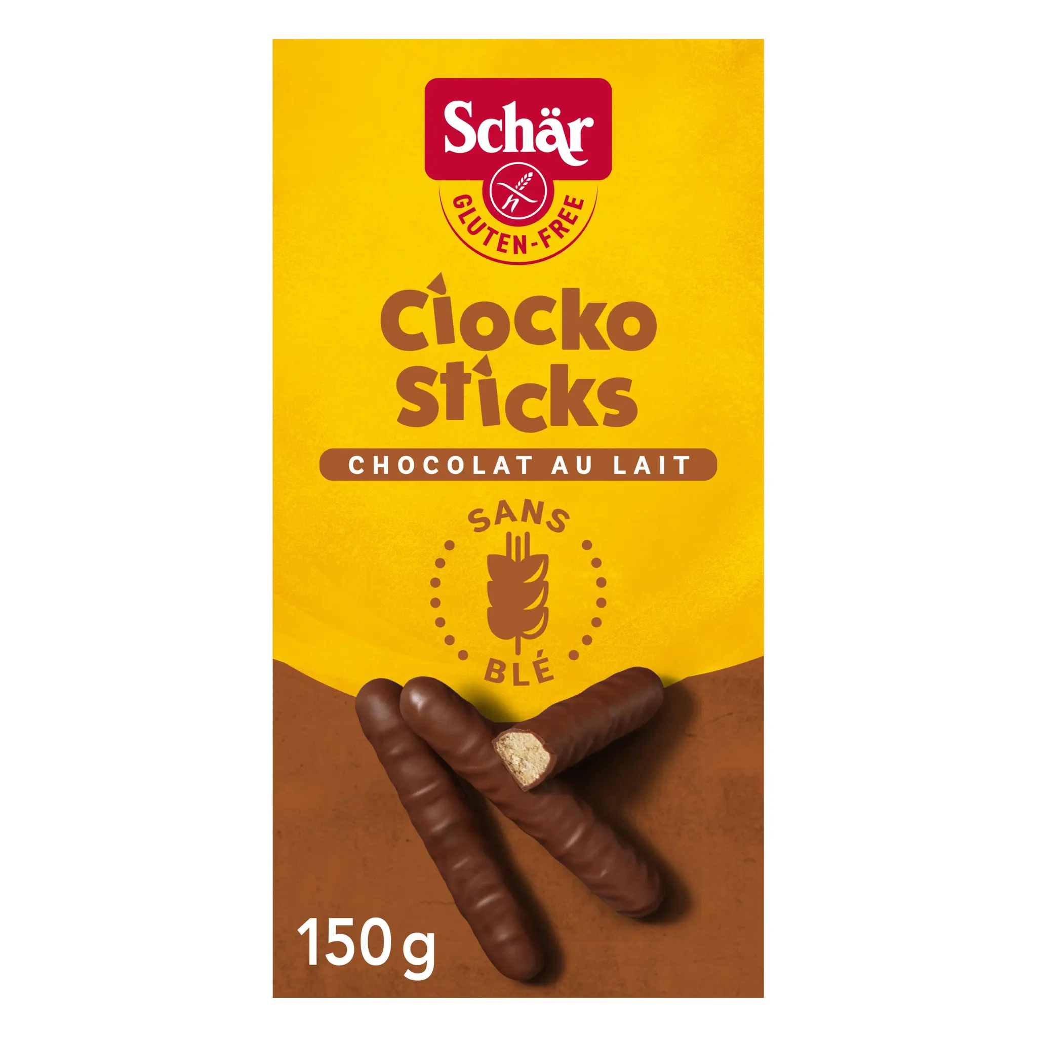 SCHAR Ciocko Sticks bâtonnets au chocolat au lait sans gluten