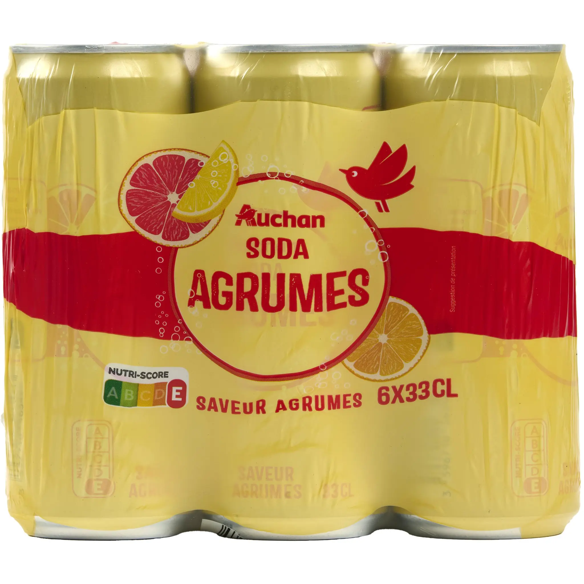 AUCHAN Soda agrumes