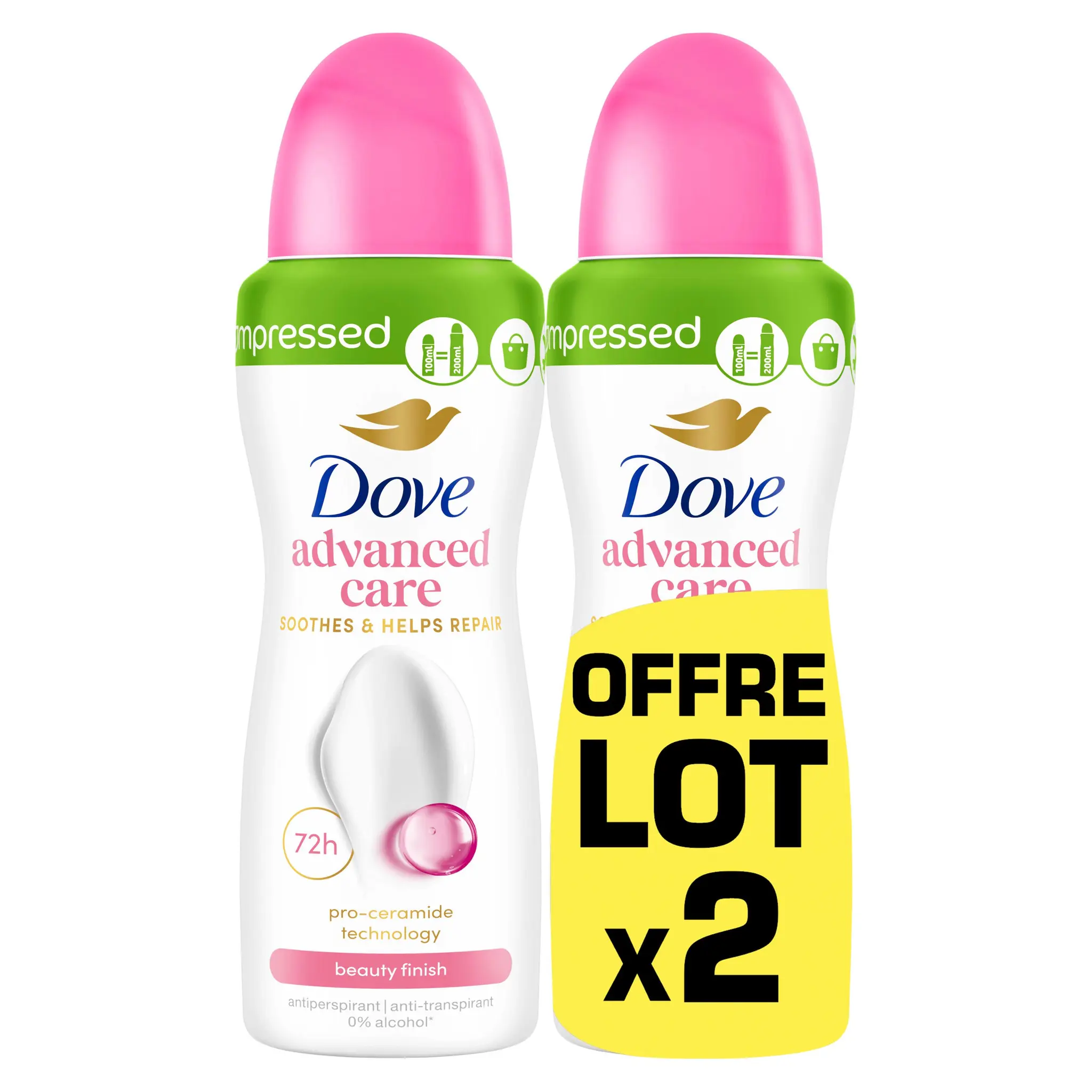 DOVE Déodorant advanced care beauty finish