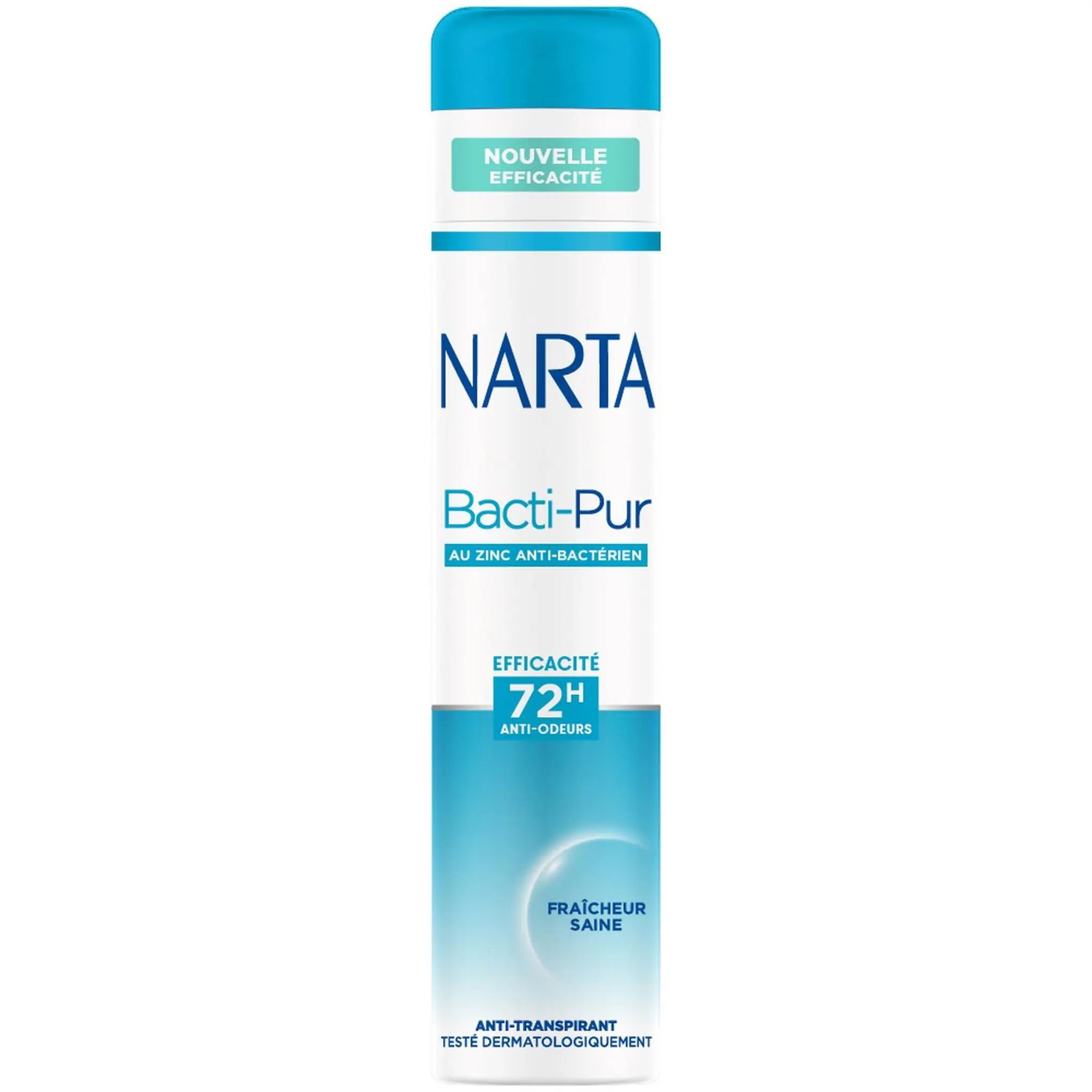 NARTA Déodorant Bacti-Pur 72h anti transpirant