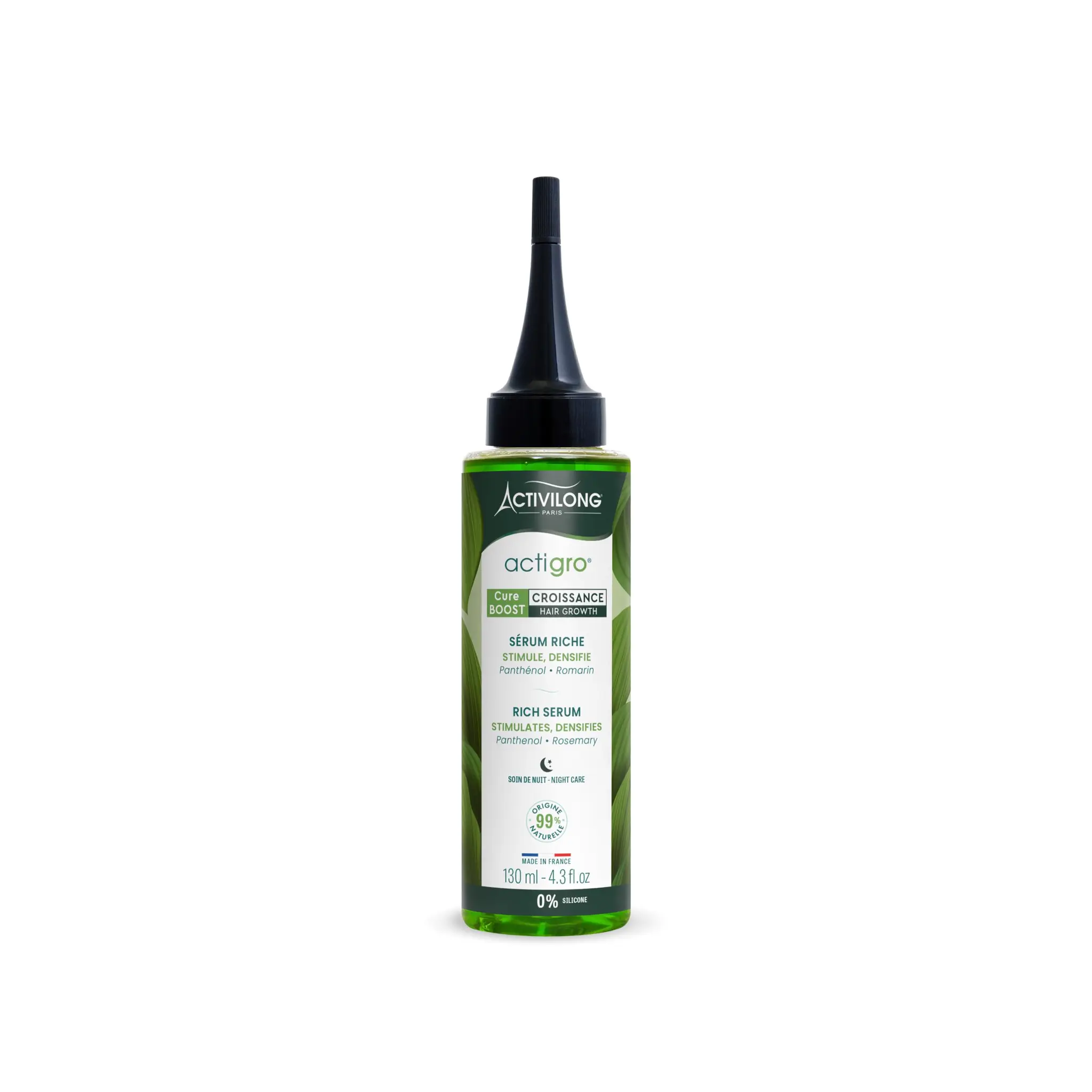 ACTIVILONG Actigro sérum riche panthénol camphre huile essentielle de romarin