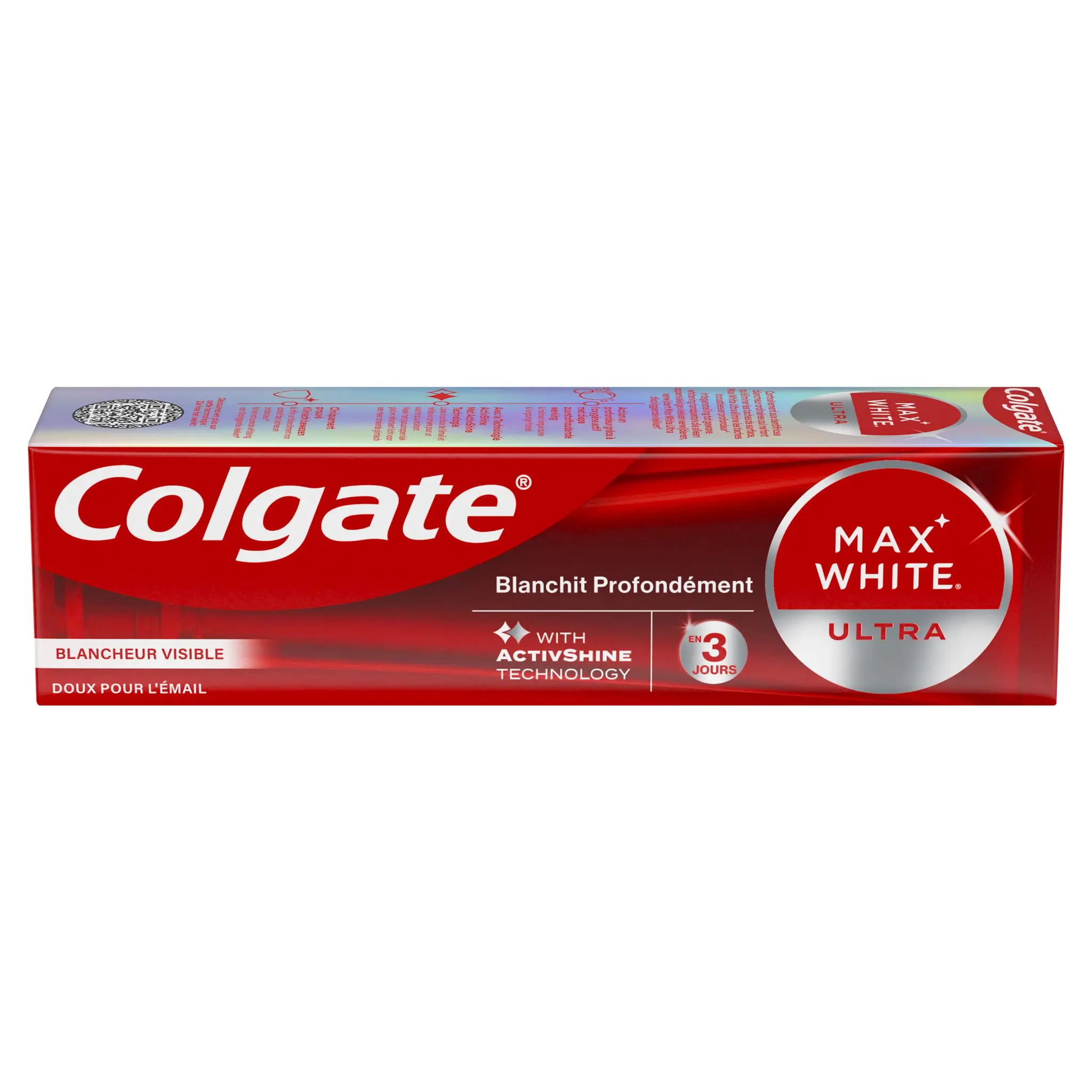 COLGATE Max White Dentifrice ultra blancheur visible