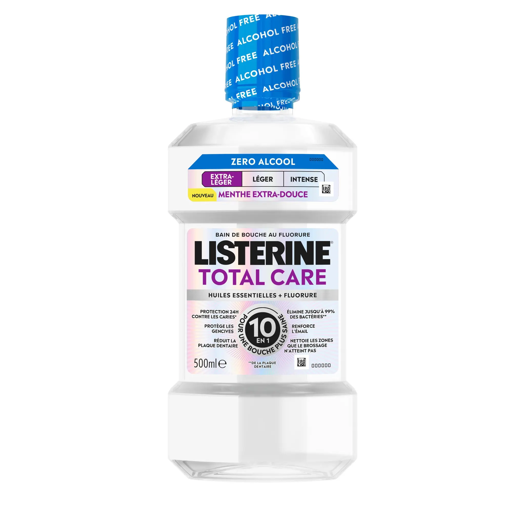 LISTERINE Total Care Bain de bouche protection complète menthe douce sans alcool