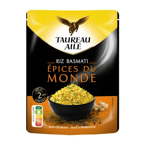 Taureau Aile Riz Basmati aux Épices du Monde 220 g