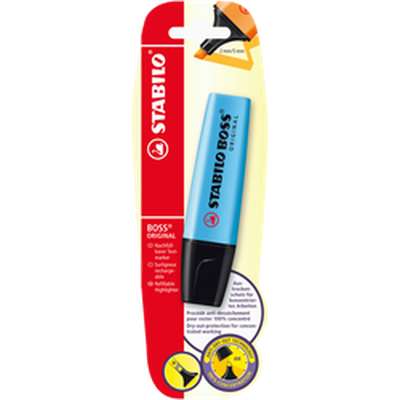 Surligneur bleu Boss Original, Stabilo