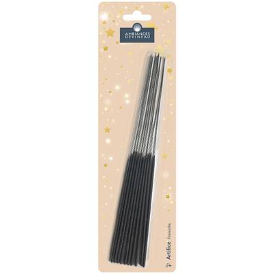 Ambiances Devineau Maxi cierges étincelants 25cm, 10 pièces