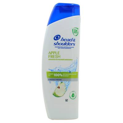 Head & Shoulders Shampoing Antipelliculaire Pomme Fraîcheur, 330ml