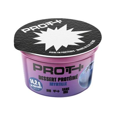 Prott Dessert protéiné myrtille BIO, 150G