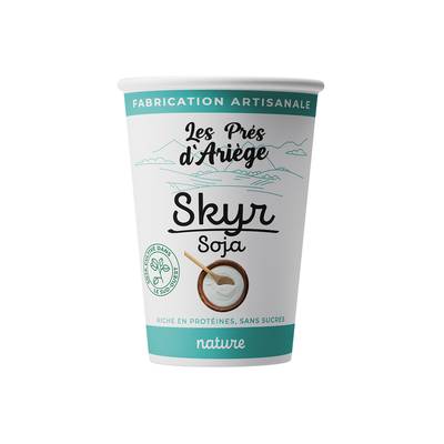 Les Prés d'Ariège Skyr Soja Nature Bio, 400g