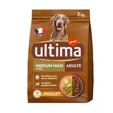Affinity - Ultima Croquettes Poulet pour Chien Moyen et Maxi, 2kg