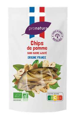 Chips de pommes de France  BIO, Pronatura (50 g)