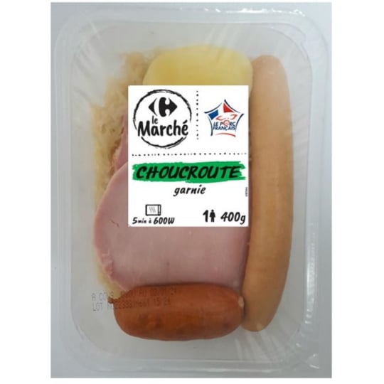 Choucroute garnie CARREFOUR