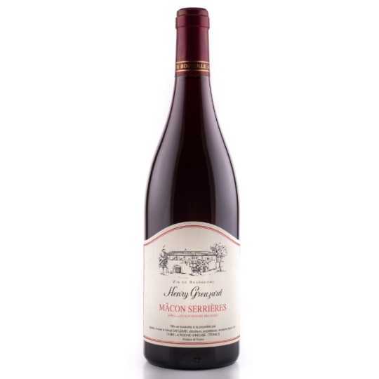 Vin Rouge de Bourgogne Mâcon Serrières HENRY GREUZARD