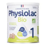 Lait bébé en Poudre 1er âge dès la naissance Bio PHYSIOLAC