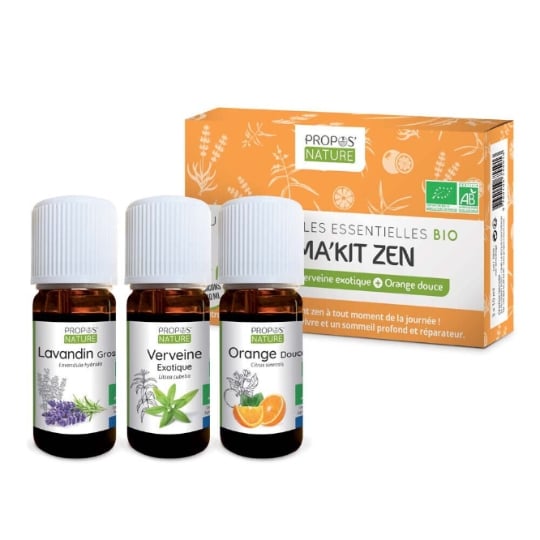 Aroma'kit Zen - 3 Huiles Essentielles Bio PROPOS'NATURE