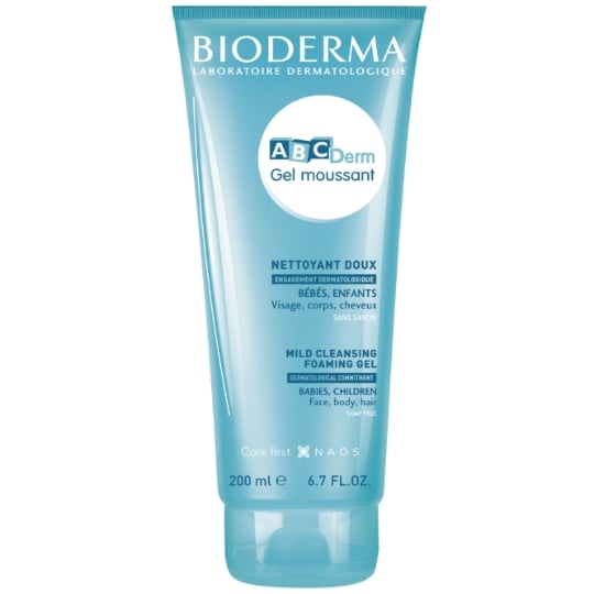 Gel moussant bébé Doux Visage et Corps ABCDerm BIODERMA