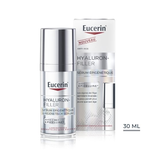 Sérum Visage Femme Tous Types de Peau Anti-âge Hyaluron-Filler Sérum Epigénétique EUCERIN