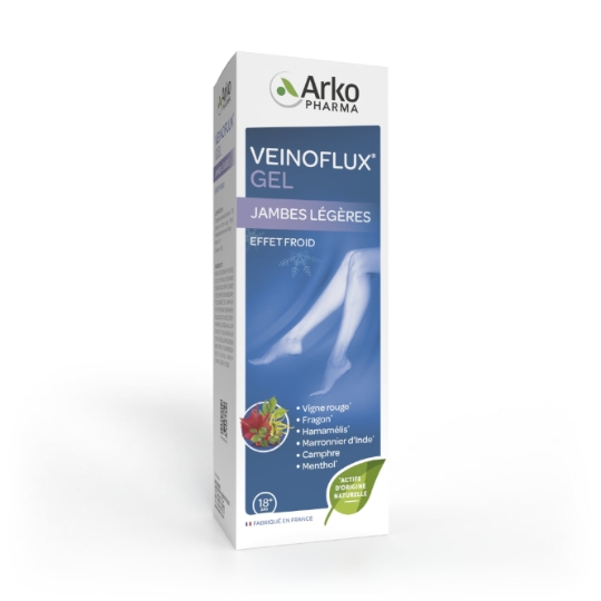 Gel Jambes Légères Effet Froid Veinoflux ARKOPHARMA