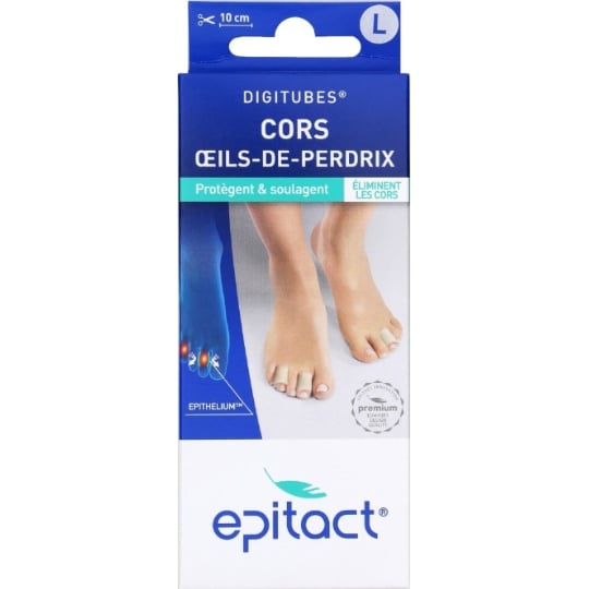 Pansements Digitube Protection Optimale des Orteils Taille L EPITACT