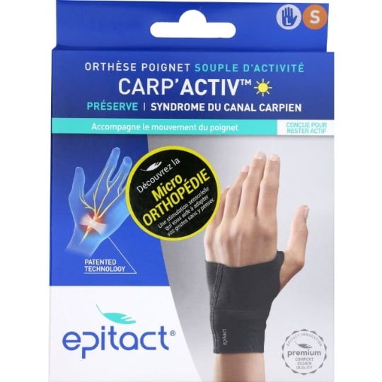 Orthèse Carp'Activ Poignet Gauche Taille S EPITACT