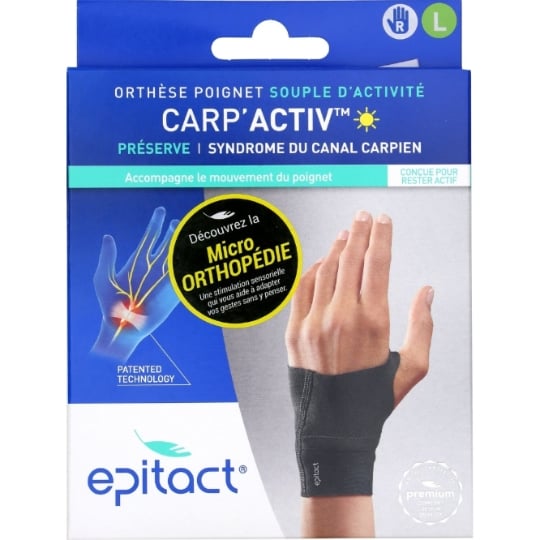 Orthèse Carp'Activ Poignet Droit Taille L EPITACT
