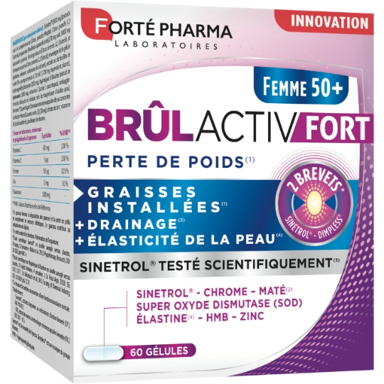 Complément alimentaire Perte De Poids Graisses Installées Drainage Élasticité De La Peau Brûlactiv Fort FORTE PHARMA