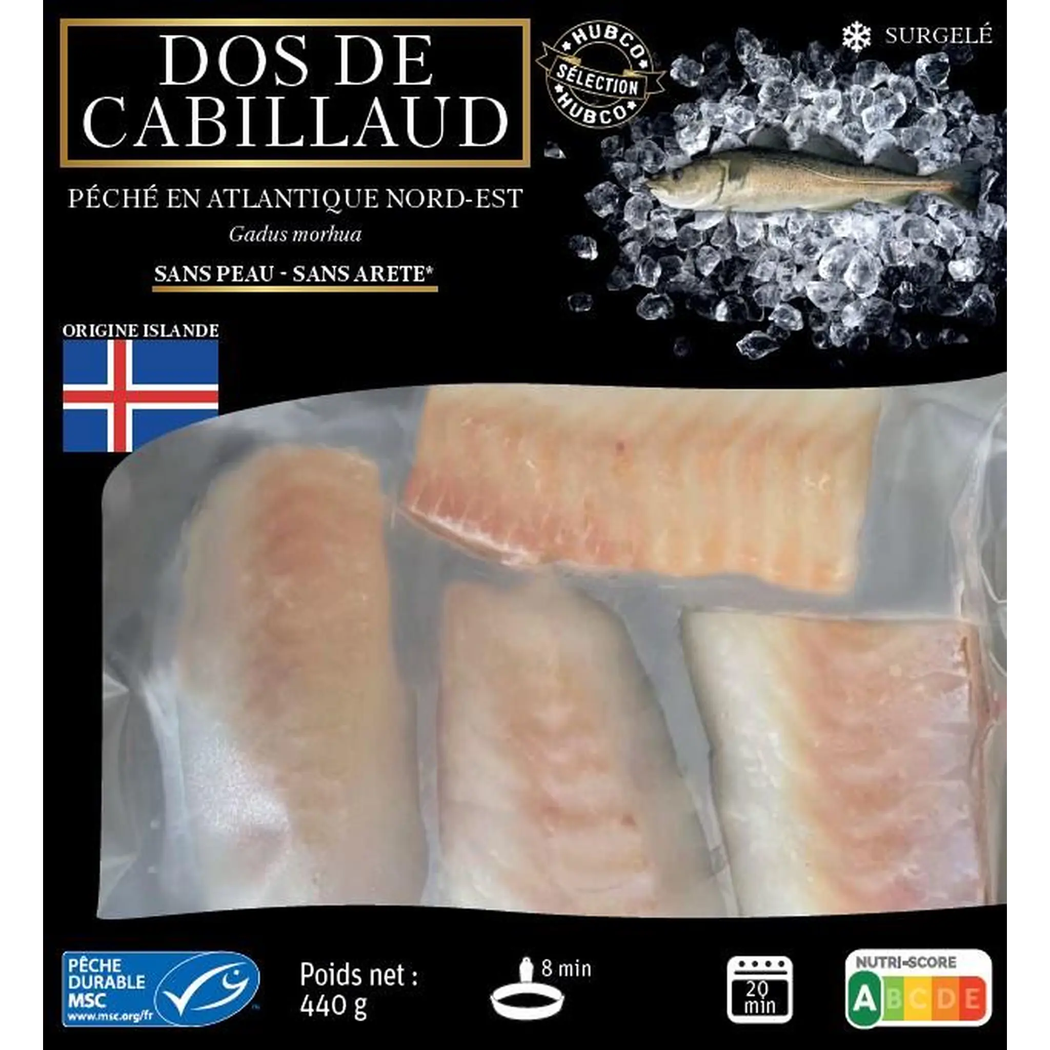 Dos de cabillaud Islande