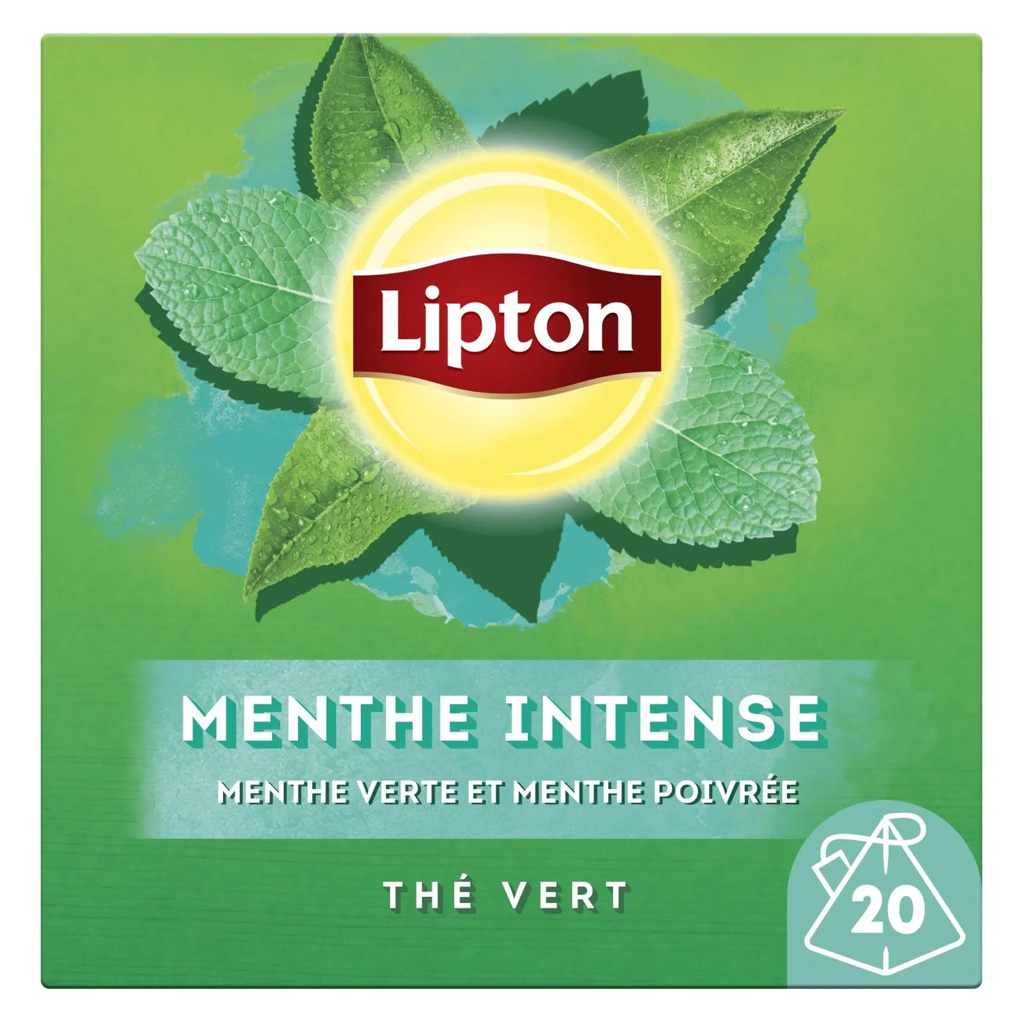 LIPTON Thé vert Deux Menthes Intense