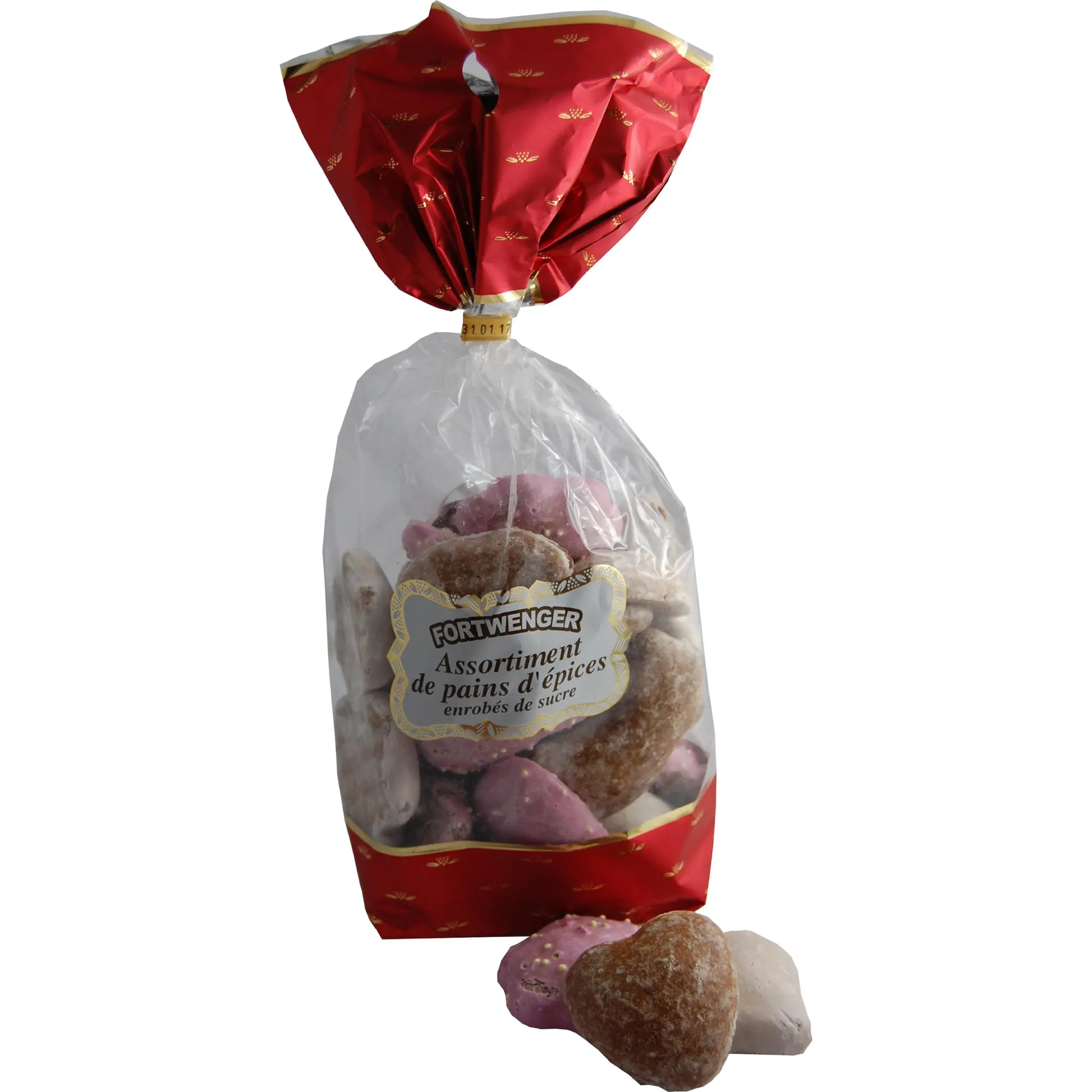 FORTWENGER Assortiment de pains d'épices enrobés de sucre