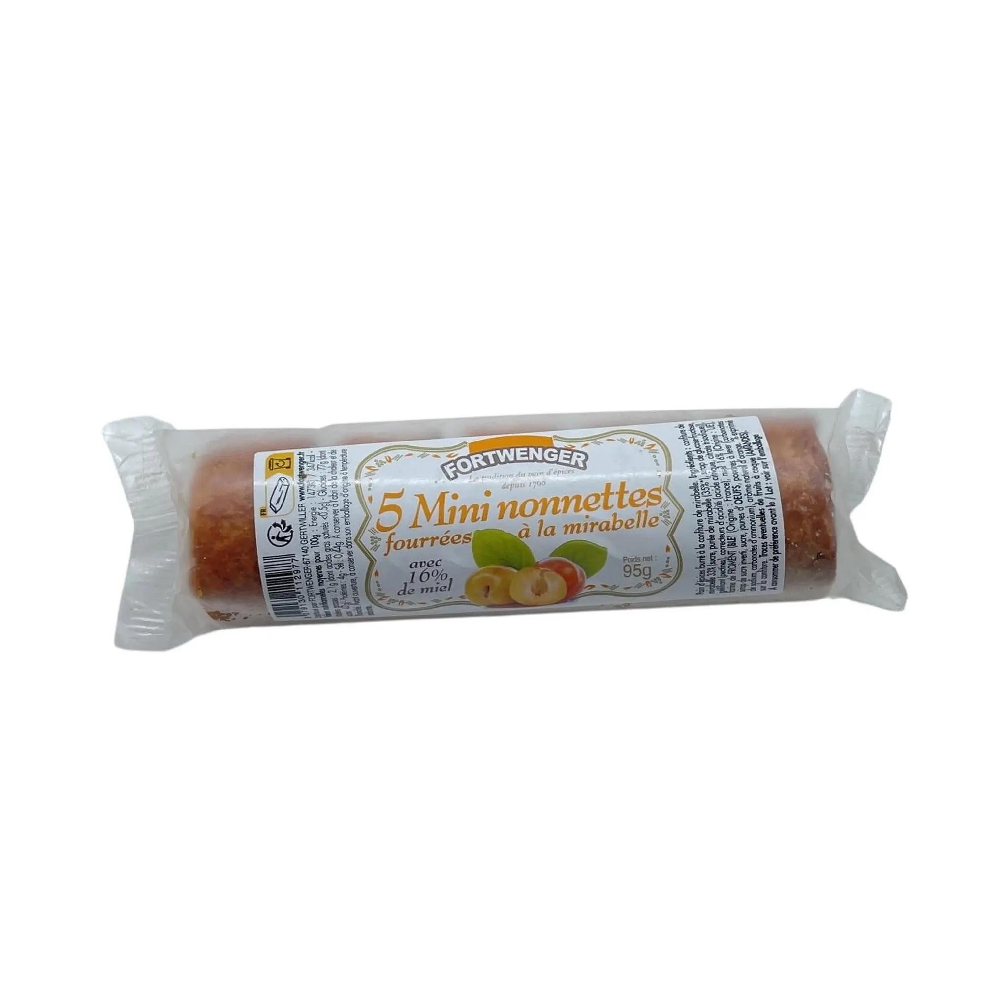 FORTWENGER Mini nonnettes fourrées à la confiture de mirabelle