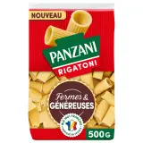 PANZANI Pâtes rigatoni fermes et généreuses moules en bronze